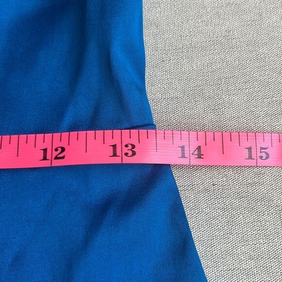 B. Darlin 7/8 Juniors Blue Bodycon Bandage Beaded Neckline Dress Cocktail Prom - Picture 9 of 11